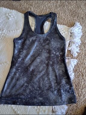 Athleta Black Racerback Sports Bra Top